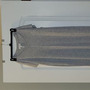 Gray and Navy Mid length midi dress